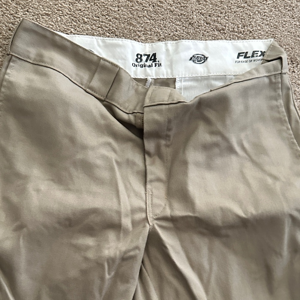 Dickies Tan Original Fit Flex Pants